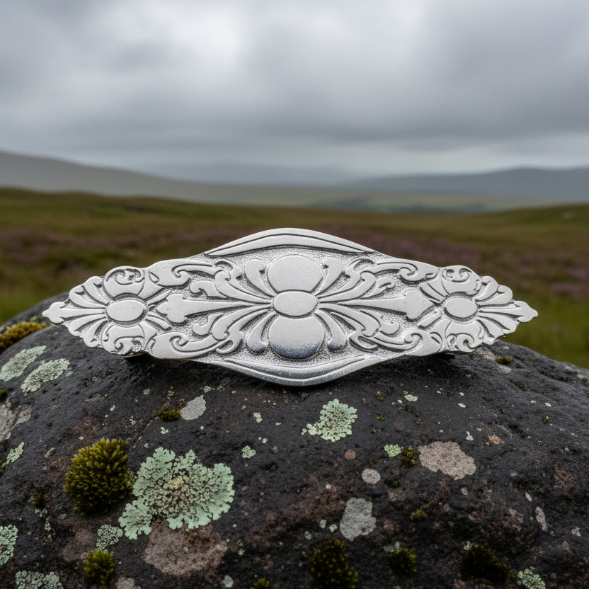 Celtic Flowers Hair Clip for Women — view 5