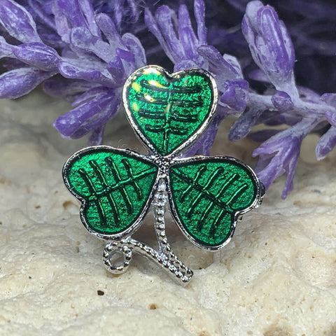 Load image into Gallery viewer, Wee Shamrock Lapel Pin
