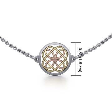 Forever Celtic Knot Necklace in Sterling Silver