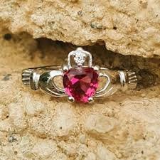 Pink Claddagh Ring