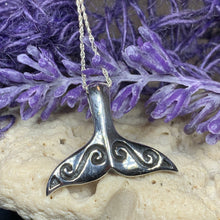Load image into Gallery viewer, Míol Mór Whale Tail Necklace
