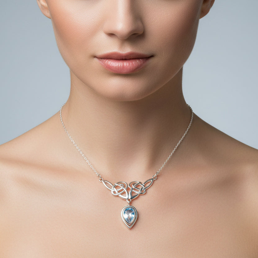 Ayn Celtic Knot Necklace — view 2