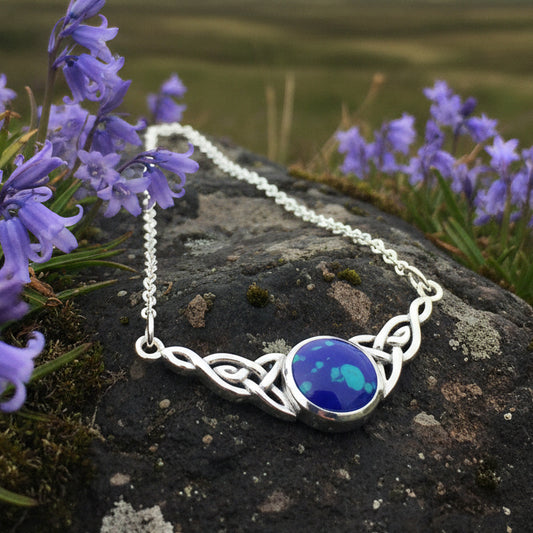Celtic Mother's Knot Necklace in Sterling Silver