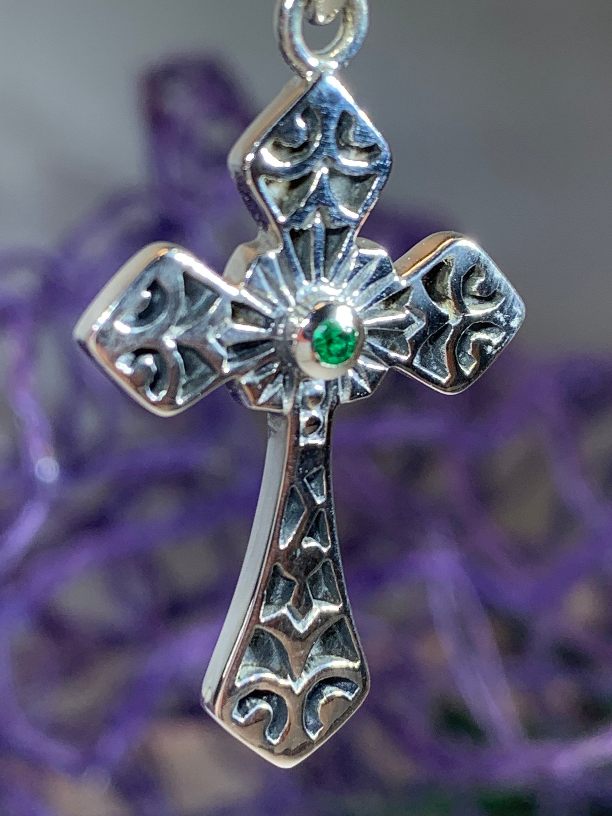 Caitlyn Celtic Cross Necklace — view 8