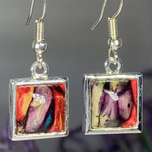 Load image into Gallery viewer, Heathergems Square Earrings
