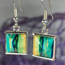 Load image into Gallery viewer, Heathergems Square Earrings
