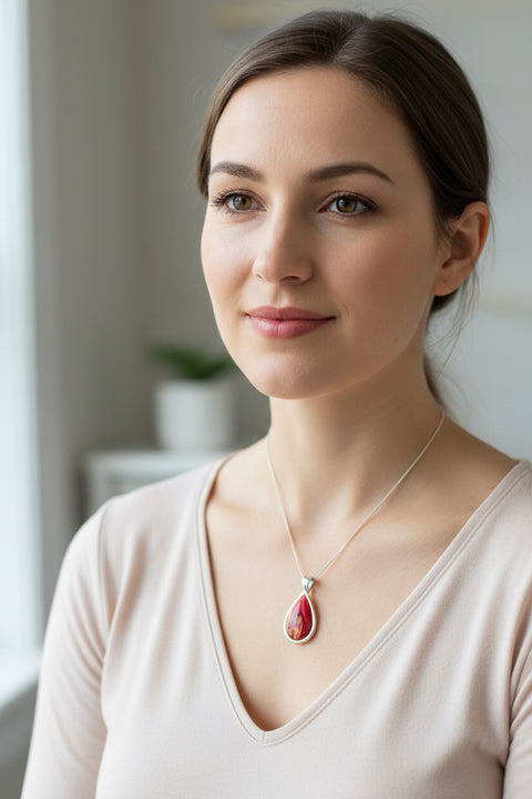 Load image into Gallery viewer, Heathergems Edith Scottish Necklace - Handmade in Scotland
