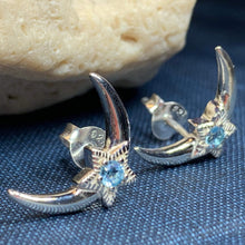Load image into Gallery viewer, Moon &amp; Stars Post Earrings
