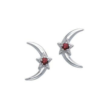 Load image into Gallery viewer, Moon &amp; Stars Post Earrings
