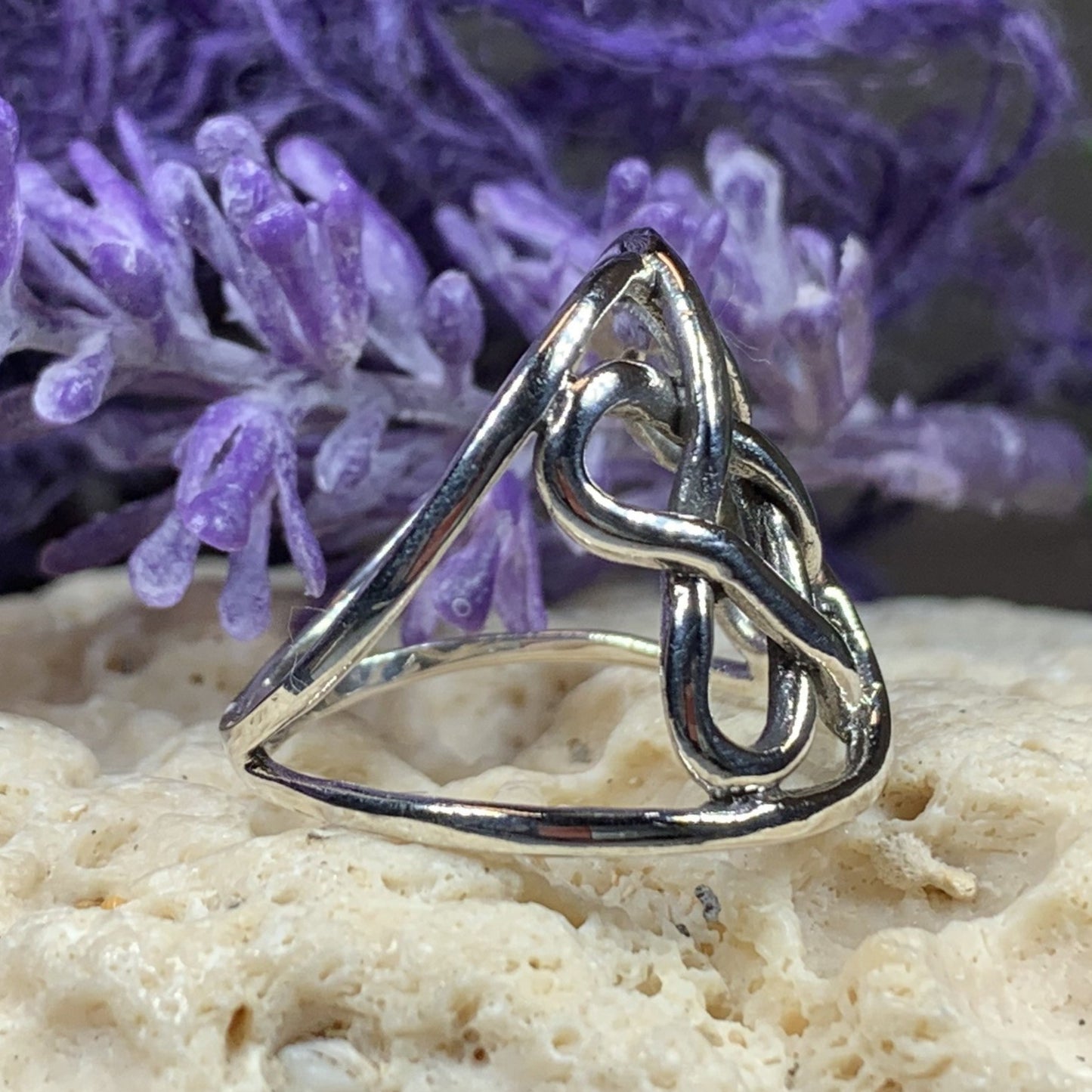 Classic Celtic Knot Ring in Sterling Silver
