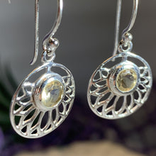 Load image into Gallery viewer, Celtic Lotus Flower Earrings

