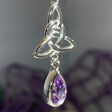 Load image into Gallery viewer, Amethyst Celtic Knot Necklace 02
