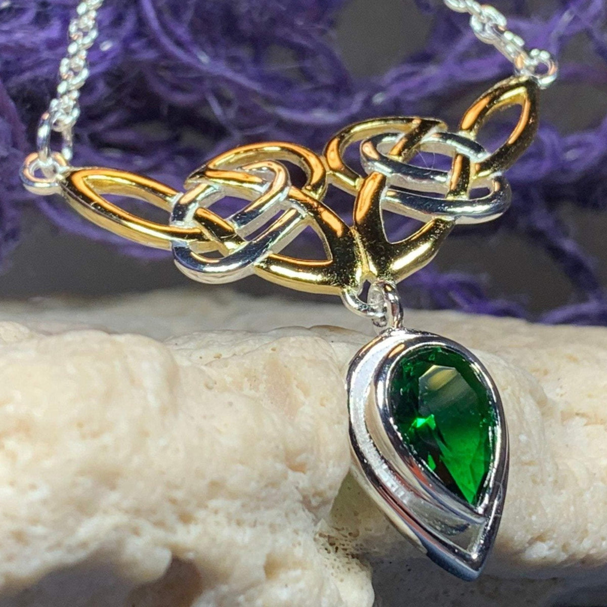 Celtic Double Knot Necklace — view 6