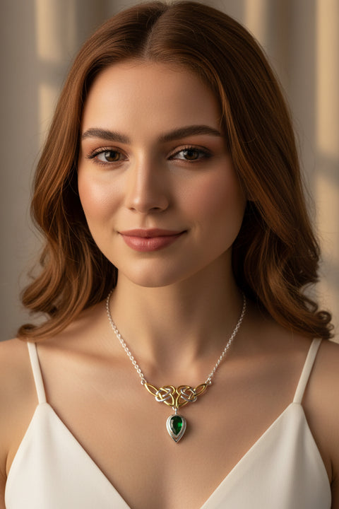 Load image into Gallery viewer, Celtic Double Knot Necklace
