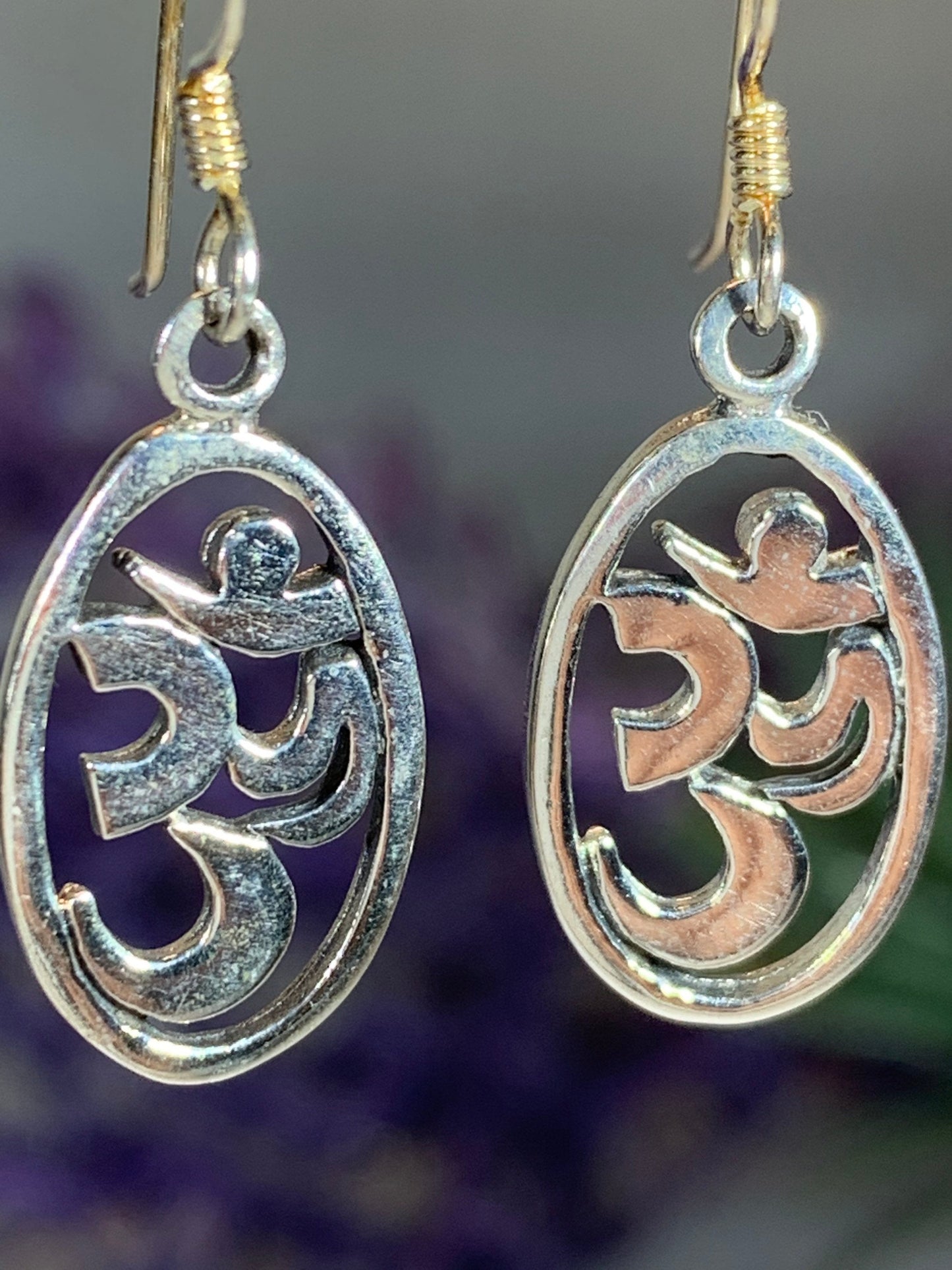 Petite Om Earrings — view 4