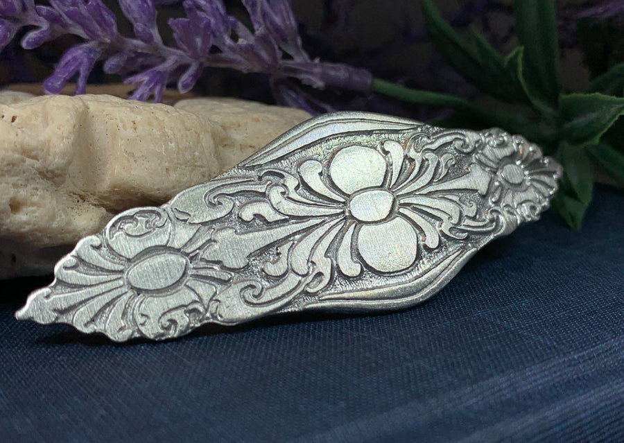 Celtic Flowers Hair Clip for Women