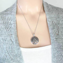 Load image into Gallery viewer, Tree of Life Triquetra Necklace
