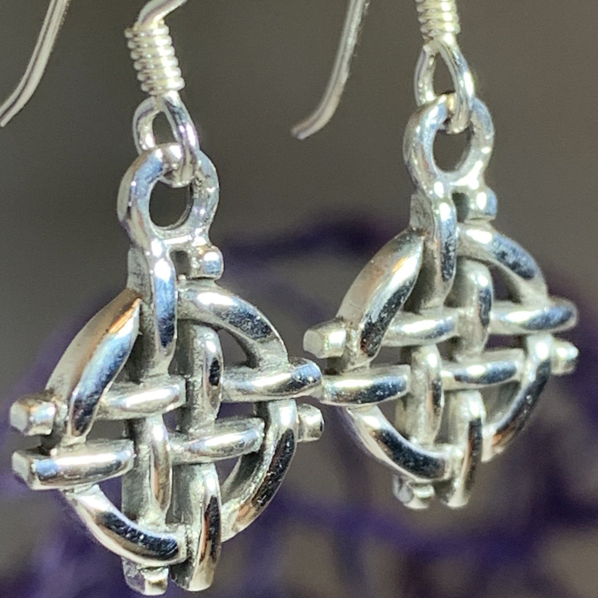 Shield Knot Earrings — view 3