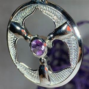 Rhiannon's Three Birds Goddess Necklace