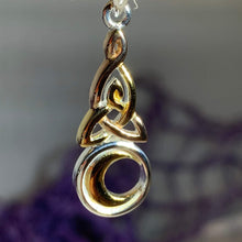 Load image into Gallery viewer, Trinity Crescent Moon Necklace
