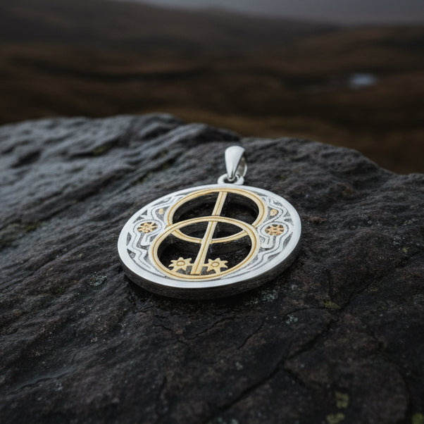 Chalice Well Necklace, Irish Jewelry, Celtic Jewelry, Scotland Jewelry, Anniversary Gift, Ireland Gift, Peace Jewelry, Spiritual Gift