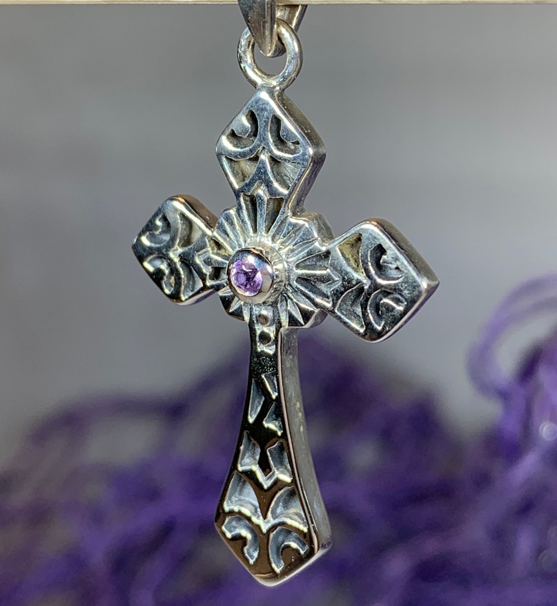Caitlyn Celtic Cross Necklace — view 5