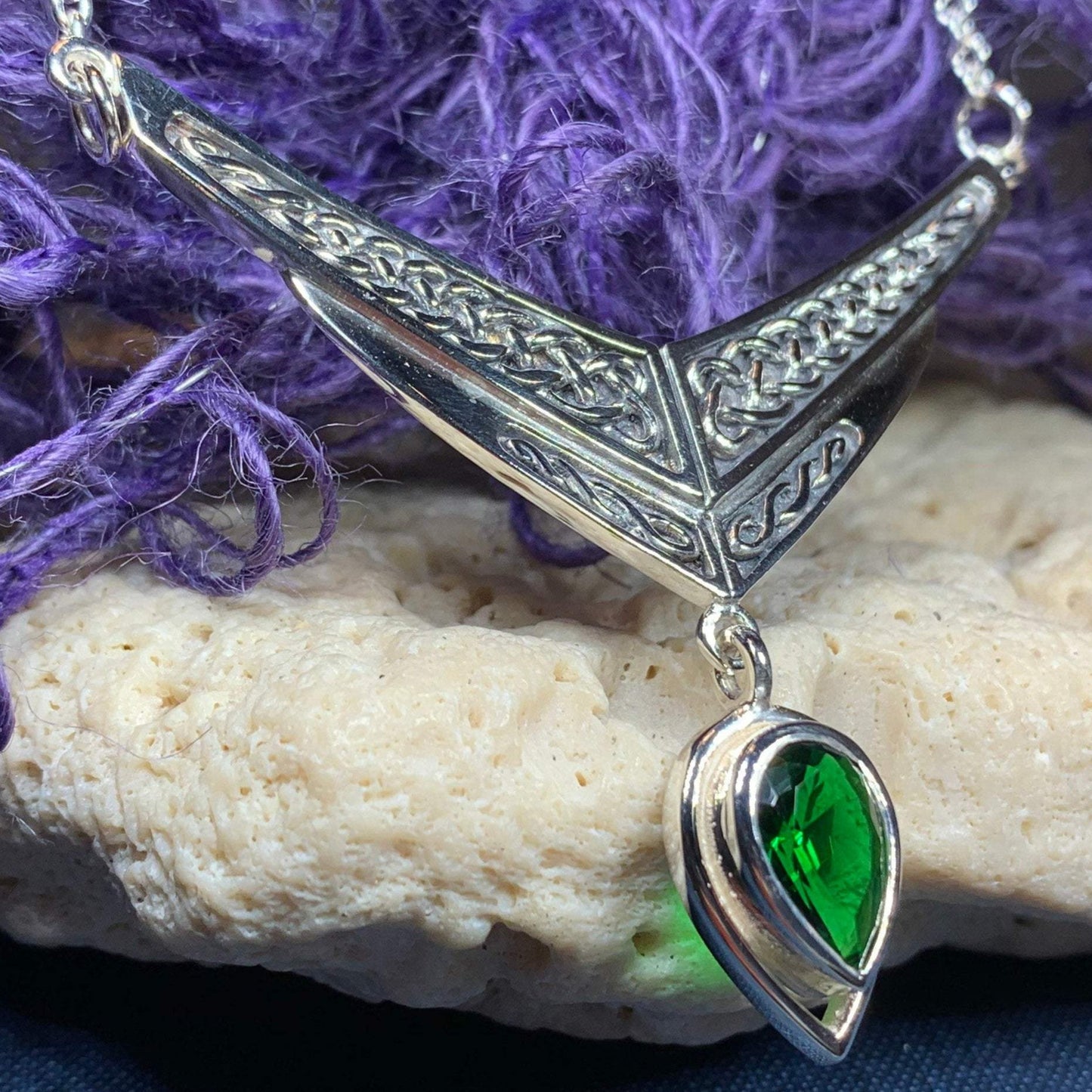 Celtic Chevron Necklace — view 7