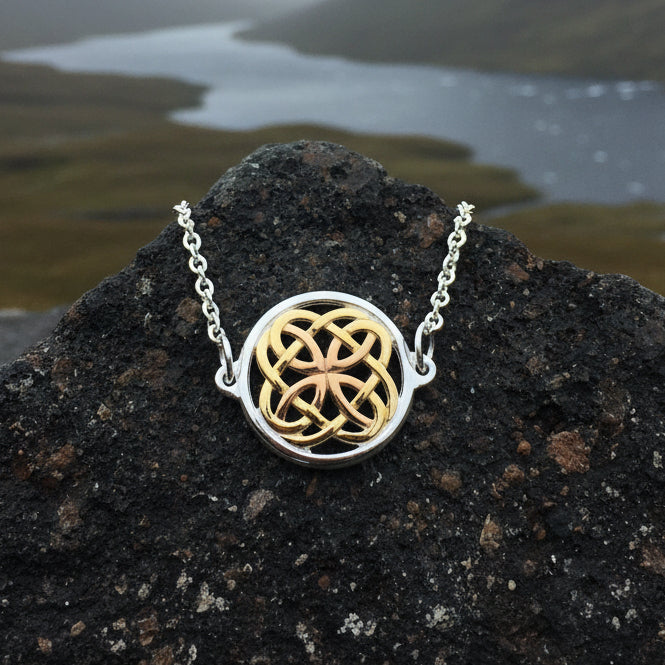 Forever Celtic Knot Necklace in Sterling Silver