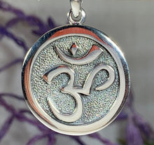 Load image into Gallery viewer, Silver Om Necklace
