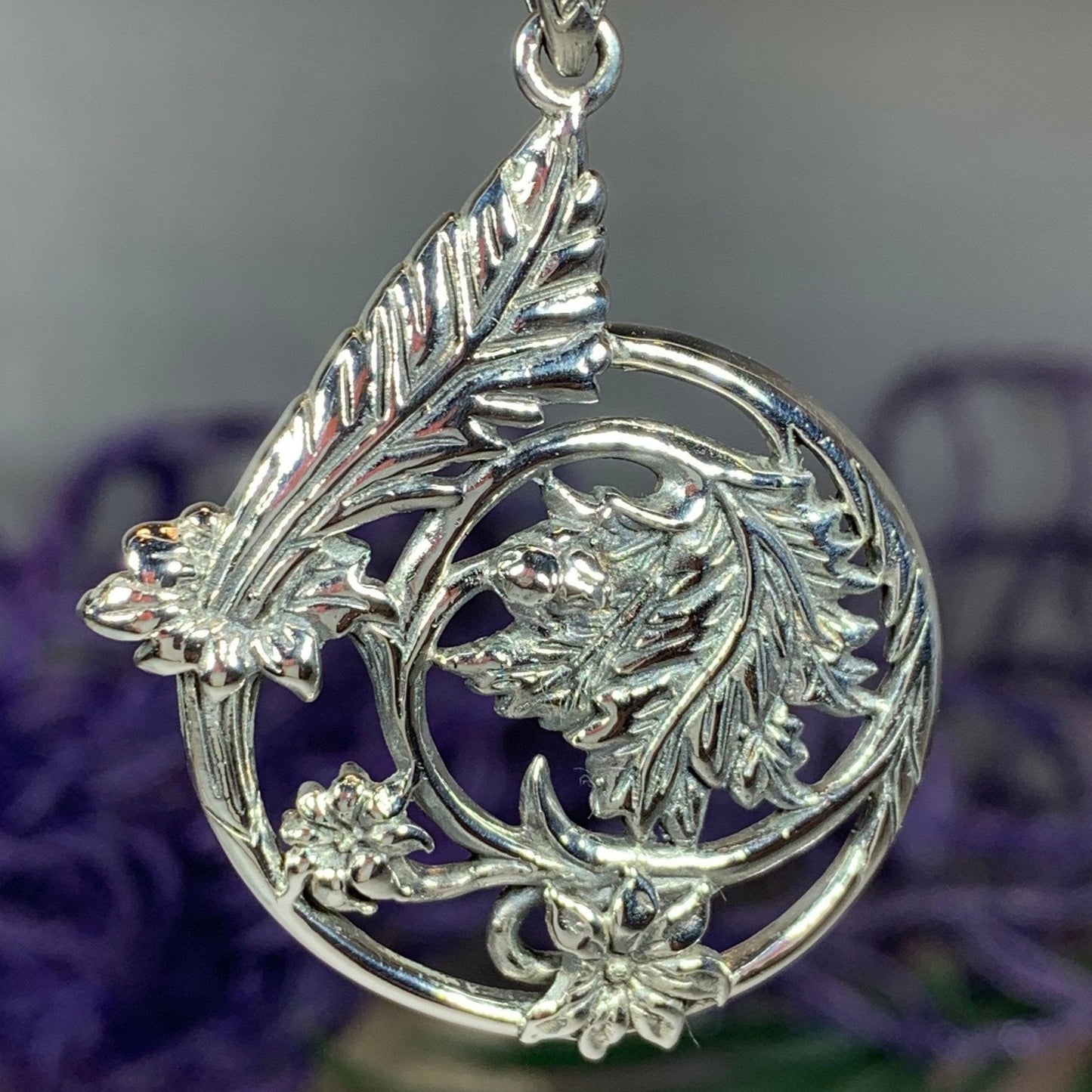 Lady of Avalon Necklace in sterling silver
