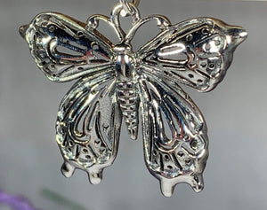Celtic Butterfly Silver Necklace