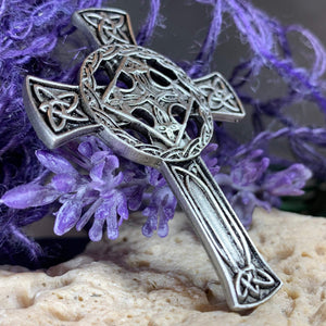 Antique Celtic Cross Brooch 04