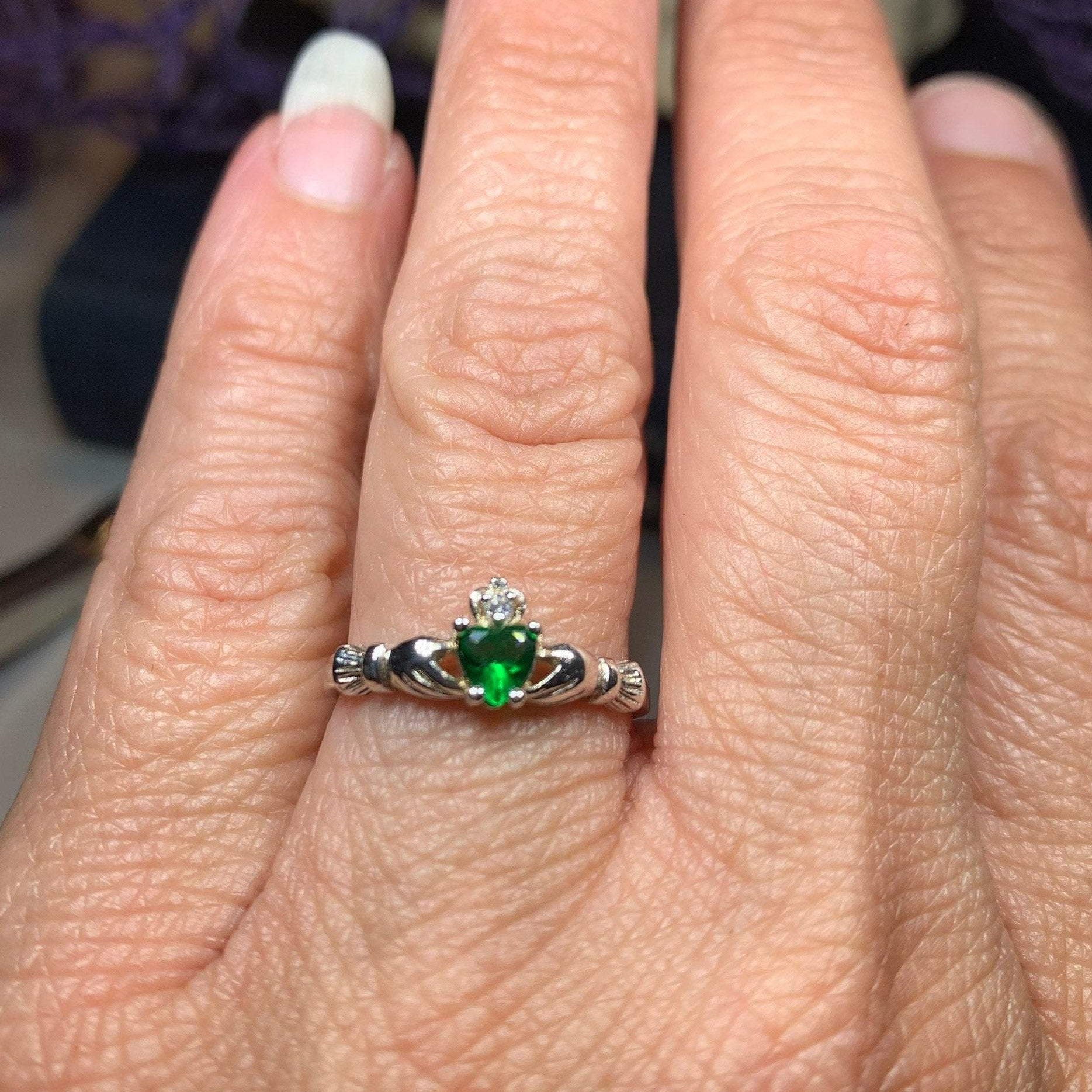 Dalkey Petite Claddagh Ring — view 7