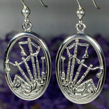 Load image into Gallery viewer, Celtic Bagpipes Earrings
