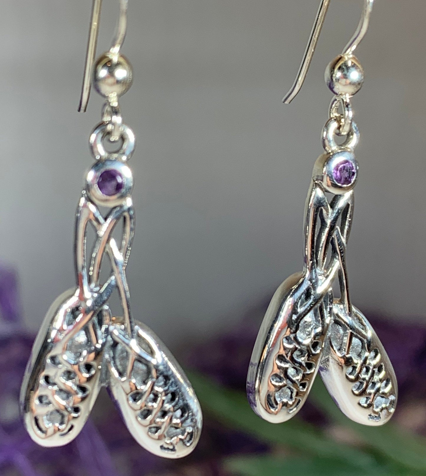 Irish Dance Shoes Earrings in Sterling Silver — view 4