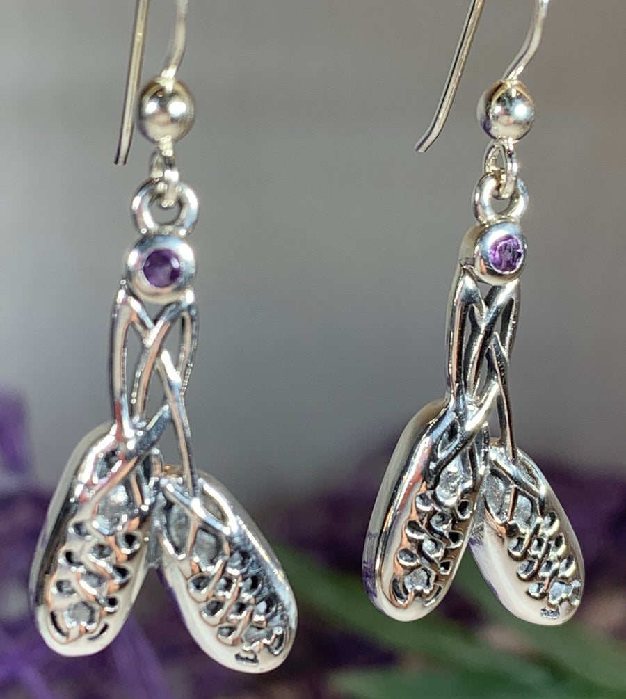Irish Dance Shoes Earrings in Sterling Silver