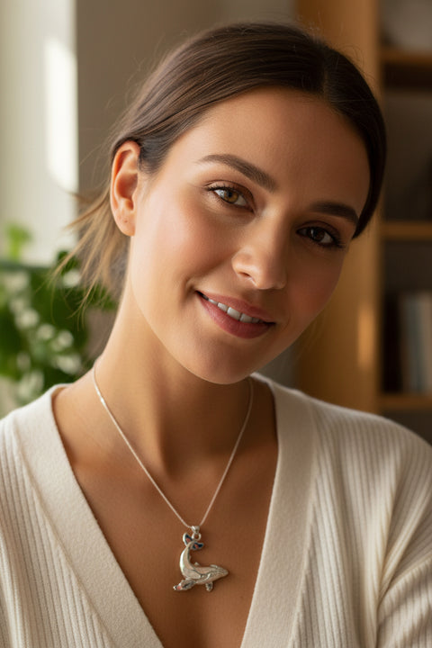 Load image into Gallery viewer, Whale Necklace
