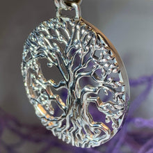 Load image into Gallery viewer, Solstice Tree of Life Silver Necklace 05
