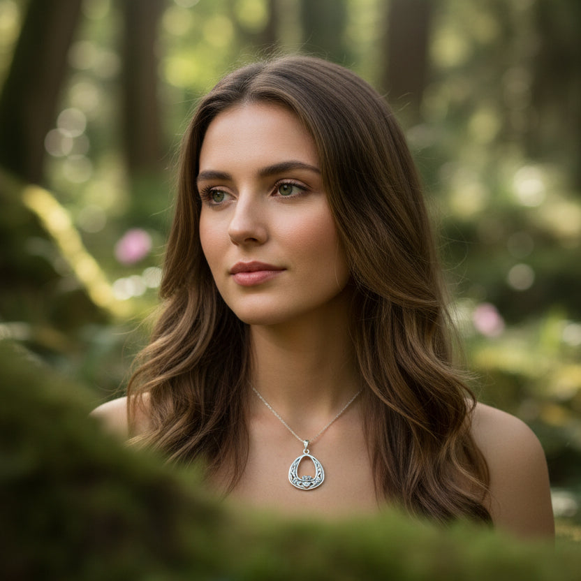 Shannon Claddagh Necklace — view 3