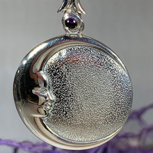 Load image into Gallery viewer, Amethyst Moon Necklace
