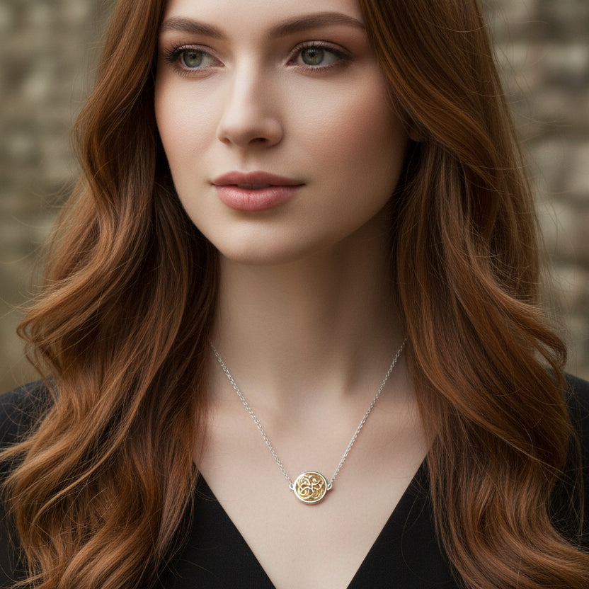 Forever Celtic Knot Necklace in Sterling Silver