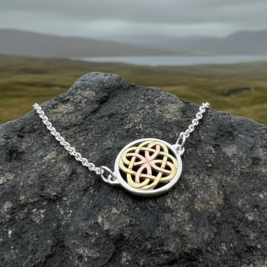 Forever Celtic Knot Necklace in Sterling Silver