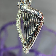 Load image into Gallery viewer, Cinnia Celtic Harp Necklace
