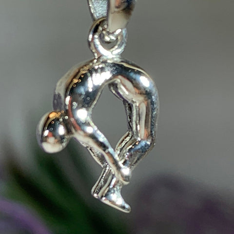 Load image into Gallery viewer, Yoga Pose Om Necklace
