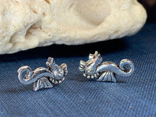 Load image into Gallery viewer, Happy Seahorse Post Earrings
