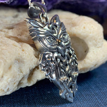Load image into Gallery viewer, Owl Celtic Knot Necklace
