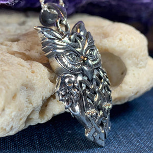 Owl Celtic Knot Necklace