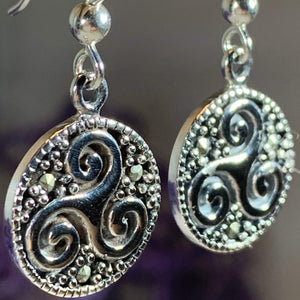Celtic Marcasite Earrings