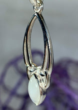 Load image into Gallery viewer, Moonstone Trinity Knot Necklace
