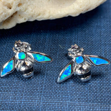 Load image into Gallery viewer, Opal Bee Stud Earrings
